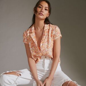 Cloth & Stone | Boxy Linen Surf Shirt